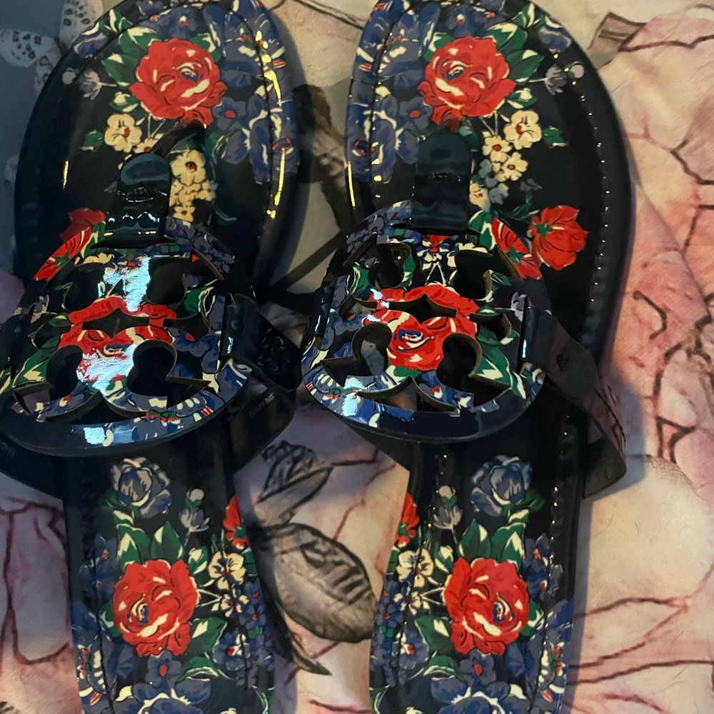 Tory Burch Miller Floral Sandals